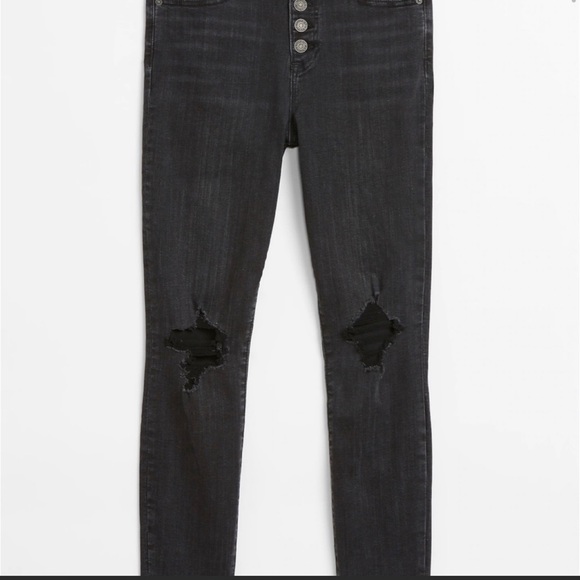 GAP Denim - Gap Denim High Rise leggings Black Jeans 6/28